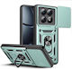 Orso Combo Kickstand Slide Back Cover Grün (Poco M8)