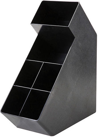 Raki Tiered Bar Organizer 6 Compartments Napkins 16x37x42cm Black
