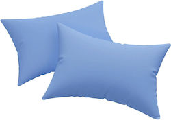 Set 2 Fășii De Pernă Pentru Hotel Kotonia Home 100% Bumbac Olandina Culoare Mărime 50x70 Cm Albastru