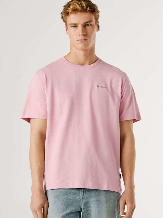 Connor' T-shirt Washed Pink