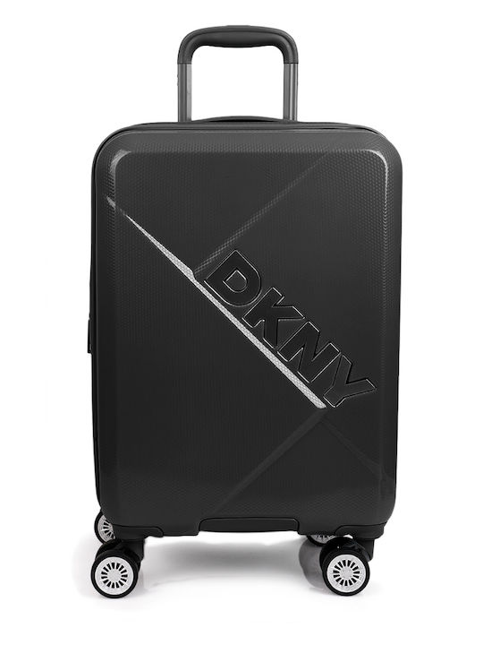 DKNY Кабинен Куфар За Пътуване Черен С 4 Колела