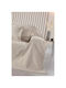 Guy Laroche Moreno Ριχτάρι Πολυθρόνας Δύο 'Οψεων Chenille 180x150εκ. Μπεζ