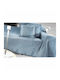 Guy Laroche Soho Dreisitzer-Sofa Wurf Chenille 180x300cm Denim Herstellerfarbe