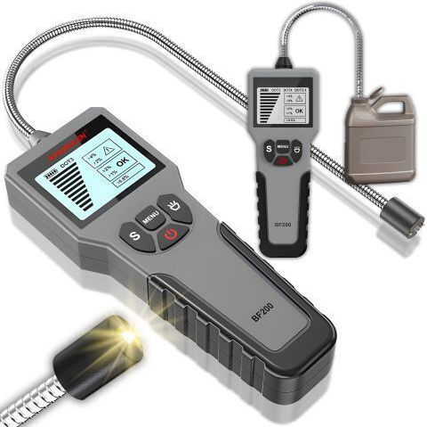 Tester Auto Pentru Verificarea Calității Lichidului de Frână Compatibil Dot 3 4 5.1 Ecran Lcd Alimentat cu Baterie 15.6 X 5.5 X 2.4 Cm Gri
