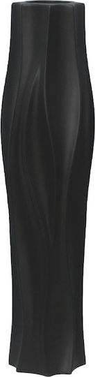 Dekorative Keramik Vase Schwarz 19,5xH78cm