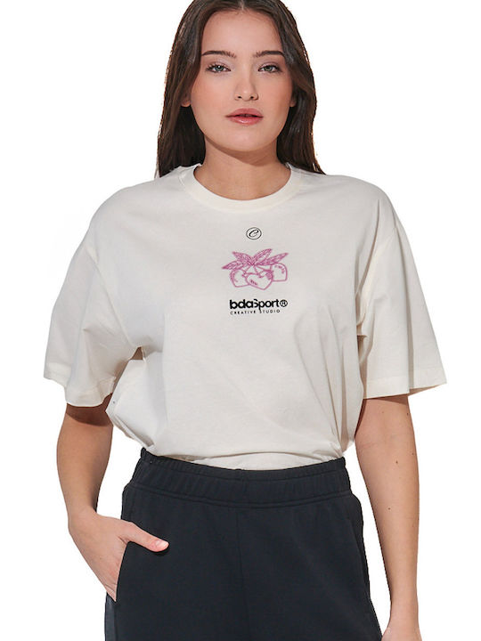 Damen T-shirt Weiß