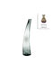 Vidrios San Miguel Decorative Glass Vase Curve Brown