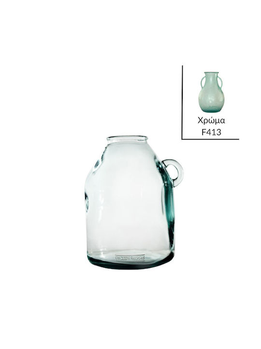 Vidrios San Miguel Decorative Glass Vase Alfa G...