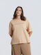 Women's T-shirt Beige