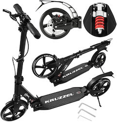 Kruzzel Kids Scooter Foldable 2-Wheel for 10+ Years Black Kruzzel Kids Scooter Foldable 2-Wheel for 10+ Years Black
