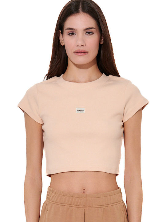 Body Action T-Shirt Σομόν