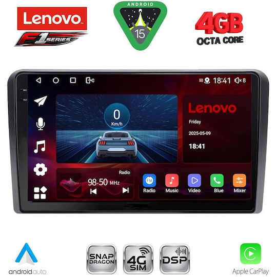 Lenovo Car Audio System for Ford Transit Custom / Tourneo Custom 2019 (Bluetooth/USB/WiFi/GPS/Apple CarPlay/Android Auto) with 10" Touch Screen