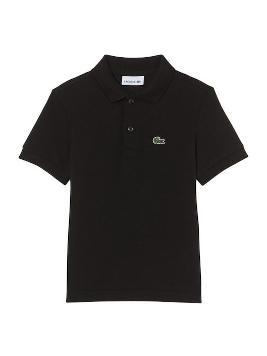 Lacoste Παιδική Μπλούζα Κοντομάνικη Μαύρο