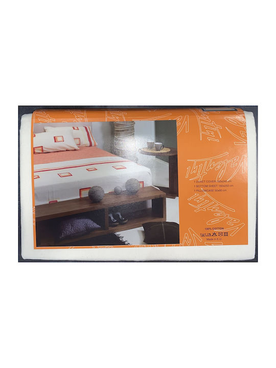 Valentini Bianco Подредба Чаршафи Единични 160x240см 3 (3 Бройки)