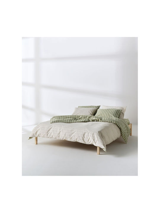 Kentia Arlo Module Cearceafuri De Pat Semi Duble Cu Hugger Din Cauciuc 120x200+35cm Verde (3 Buc)