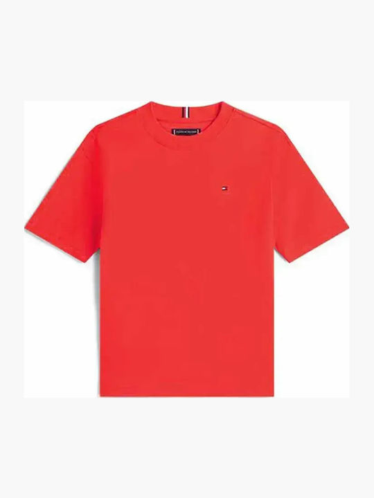 Tommy Hilfiger Детска Тениска Червена