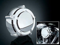 Kuryakyn Въздушен Филтър За Мотоциклет Honda Vtx 1800 Хром High Five Air Cleaner Chrome Kuryakyn Въздушен Филтър За Мотоциклет Honda Vtx 1800 Хром High Five Air Cleaner Chrome