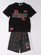 Kids Set with Shorts Summer 2 Pieces Black