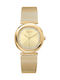 DKNY Womens Watch Battery with Gold Metal Bracelet