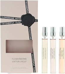 Set Viktor & Rolf Flowerbomb Ruby Orchid Eau de Parfum Pentru Femei 10 Ml + Flowerbomb Nectar Eau de Parfum Pentru Femei 10 Ml + Flowerbomb Eau de Parfum Pentru Femei 10 Ml Set Viktor & Rolf Flowerbomb Ruby Orchid Eau de Parfum Pentru Femei 10 Ml + Flowerbomb Nectar Eau de Parfum Pentru Femei 10 Ml + Flowerbomb Eau de Parfum Pentru Femei 10 Ml