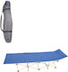 Folding Folding Guest & Folding Bed Without Mattress Single Blue 186x49cm