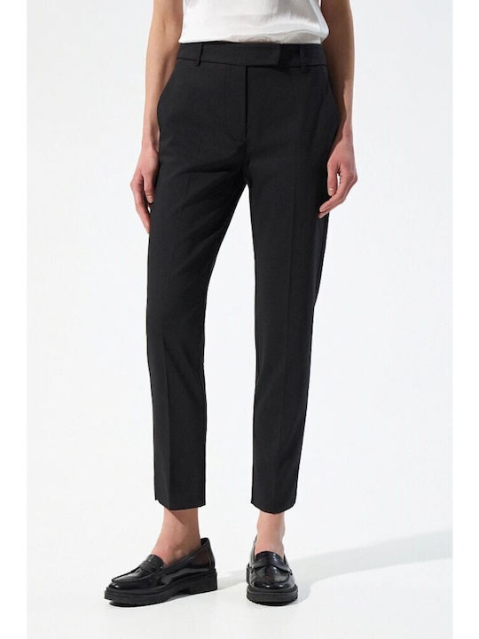 Damenhose in Regulärer Passform Schwarz