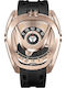 Tsar Bomba Men's Watch 44mm Automatic with Black Metal Bracelet