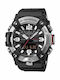 Casio Master G Mudmaster Digital Herrenuhr Chronograph Batterie mit Schwarz Gummi Armband