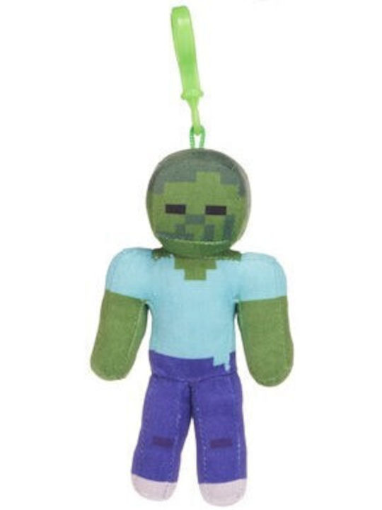 Plüschiger Schlüsselanhänger Minecraft 12cm Zombie Plüschbeutel Clip Bc26239mnc-zom