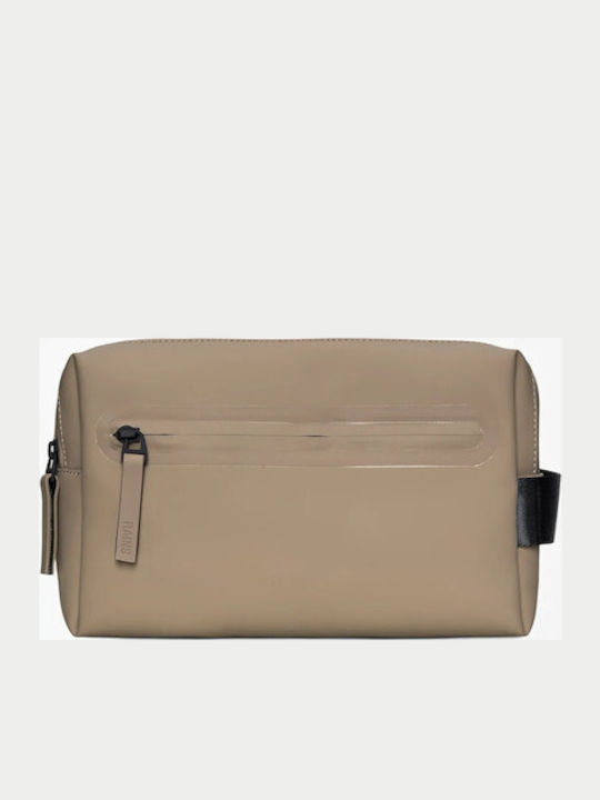 Rains Wash Bag Zip W3 Beige 16000-133 Μπεζ Rains Wash Bag Zip W3 Beige 16000-133 Μπεζ