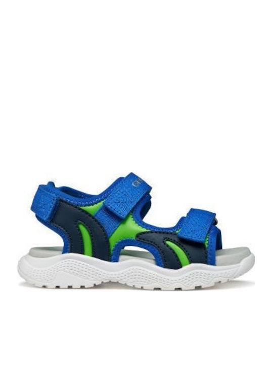 Geox Παιδικά Πέδιλα Splush Πράσινα