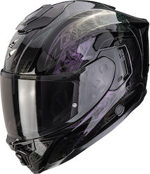 Scorpion Exo 1500 Air Full Face cu Vizieră de Soare ECE 22.06 Fantasy Negru/Chameleon