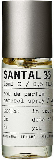 Le Labo Santal 33 Eau de Parfum 15ml