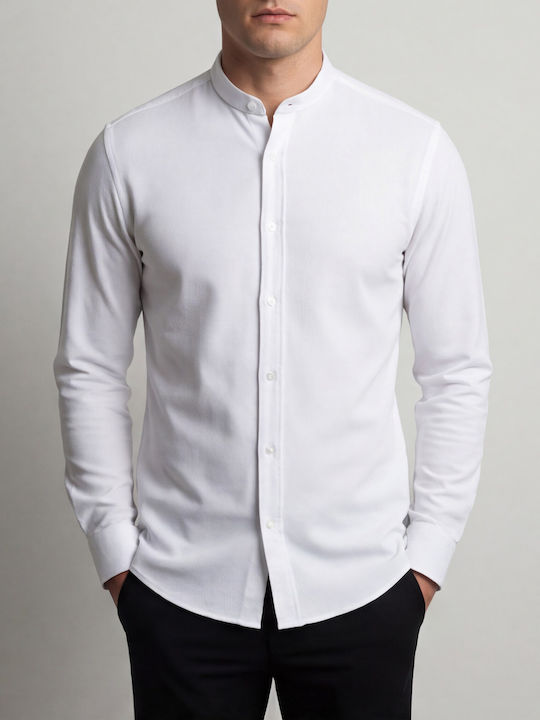 Long Sleeve Shirt Narrow Fit White