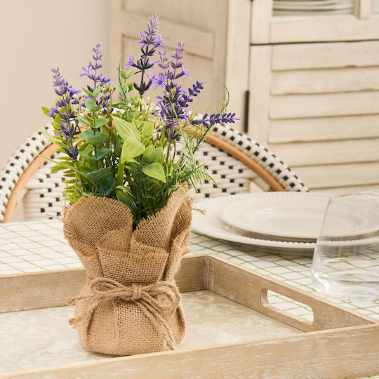 Τεχνητό Λουλούδι Γλάστρα 29εκ A-s Lavender 214055