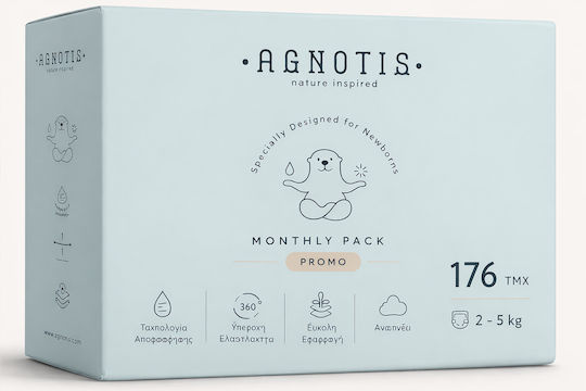 Agnotis Πάνες με Αυτοκόλλητο Supreme No. 1 για 2-5kg 176τμχ