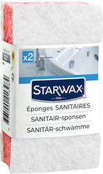 Bathroom Cleaning Sponge 2 Pieces Starwax 1398