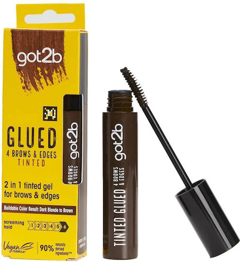 Schwarzkopf Glued Gel για Φρύδια Dark Blond To Brown 16ml