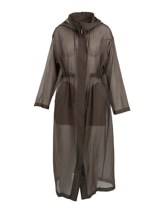 Women's Jacket for Winter Khaki