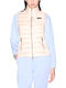 Women's Sleeveless Jacket for Winter Pink