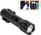 Rechargeable LED Flashlight with Maximum Brightness 100lm