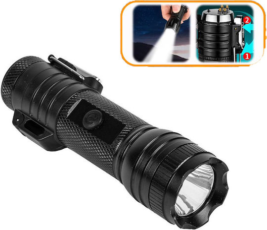 Rechargeable LED Flashlight with Maximum Brightness 100lm