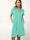 Vamp Women's Mini Beach Dress Aqua Sky