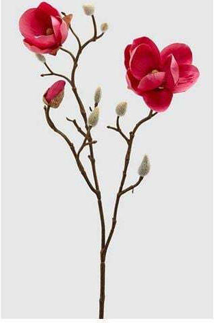 Edg Künstlicher Zweig mit Magnolienblüte 53 cm