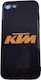 KTM Back Cover Black Compatible Mobile for iPhone 7+8