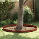 vidaXL Metallische Gartenhecke in Brauner Farbe