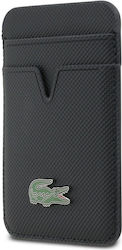 Lacoste MagSafe Kartenhülle Iconic Petit Pique in Marineblau Farbe