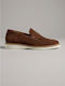 Suede Ανδρικά Loafers σε Καφέ Χρώμα