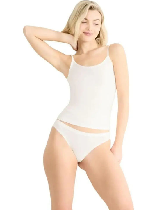 Sloggi Go Sense Γυναικεία Brazil 2Pack Λευκά