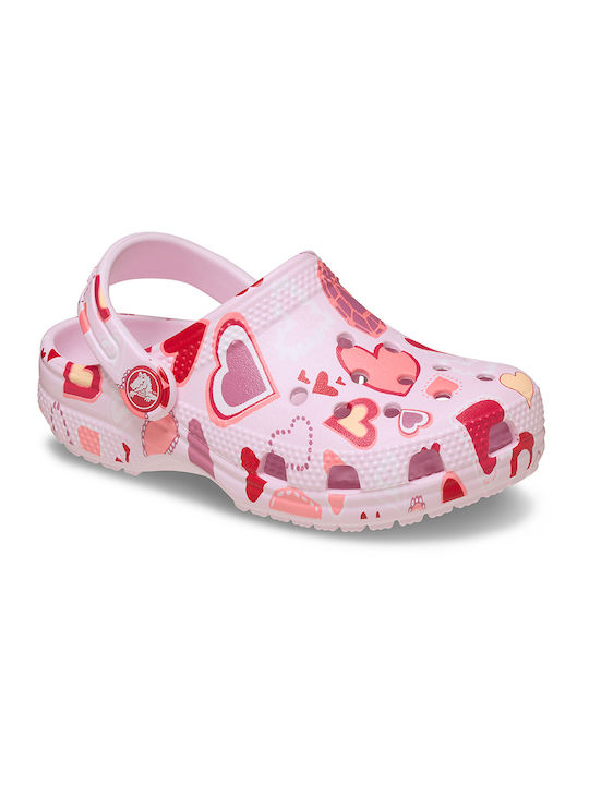 Crocs Kids Anatomic Beach Clogs Pink